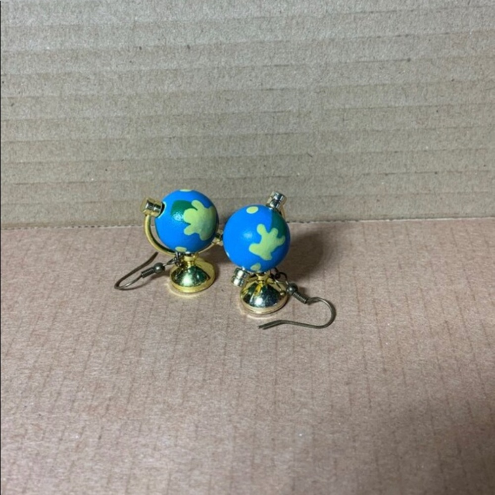 Globe earrings